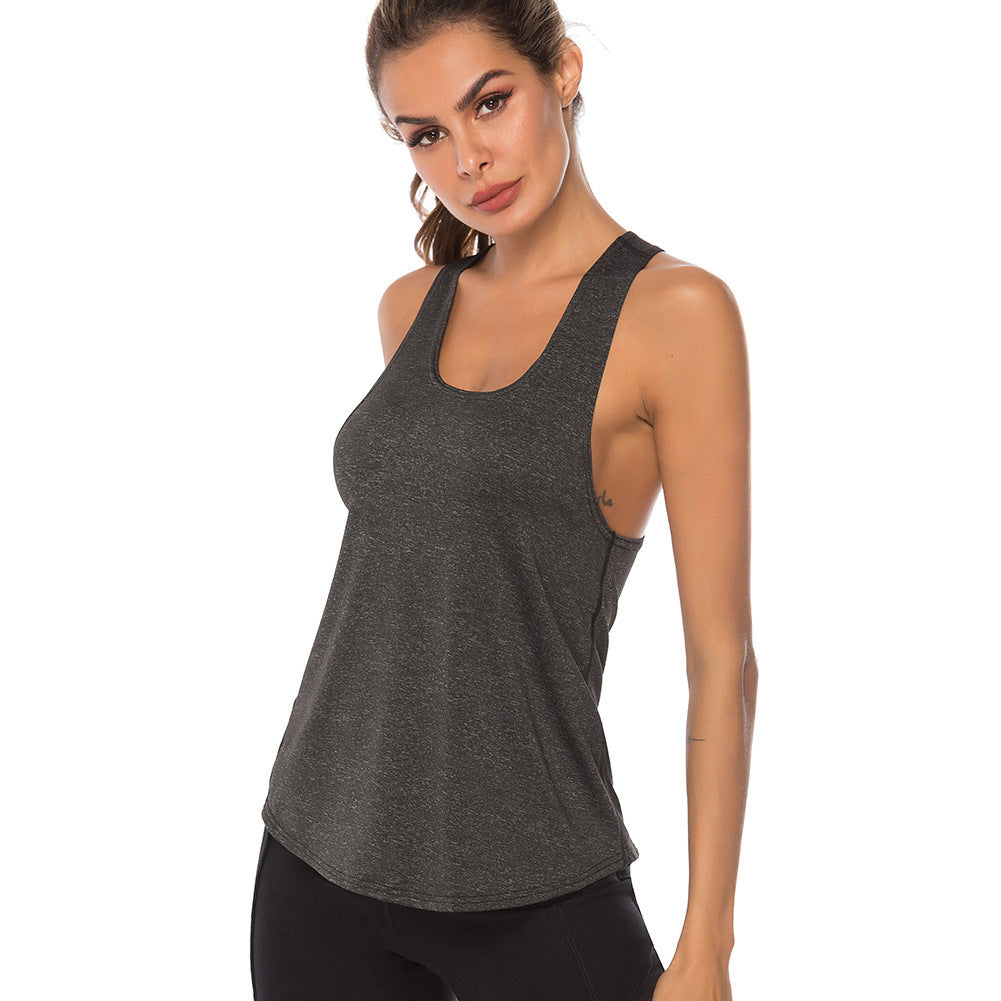 Summer Hot Women Sport Gym Back Race Vest - Fastbizstore