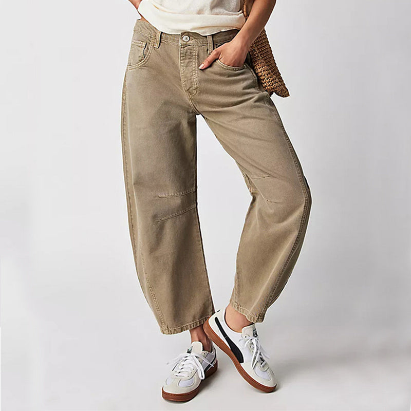 Loose Wide-leg Pants Sports Straight Trousers - Fastbizstore