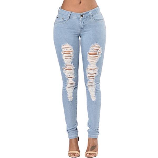 Floral Fusion Jeans - Fastbizstore