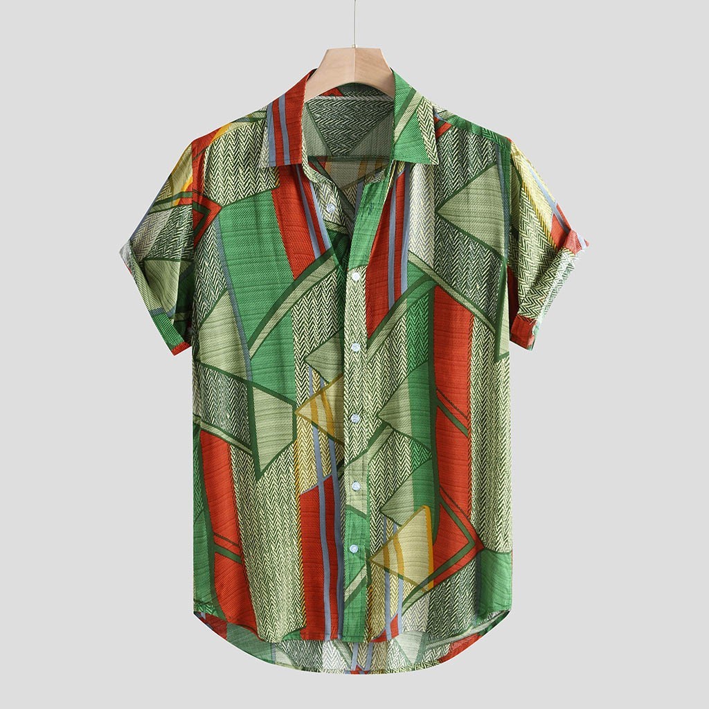 Hawaii Shirts Men Hip Hop Printing Shirts - Fastbizstore