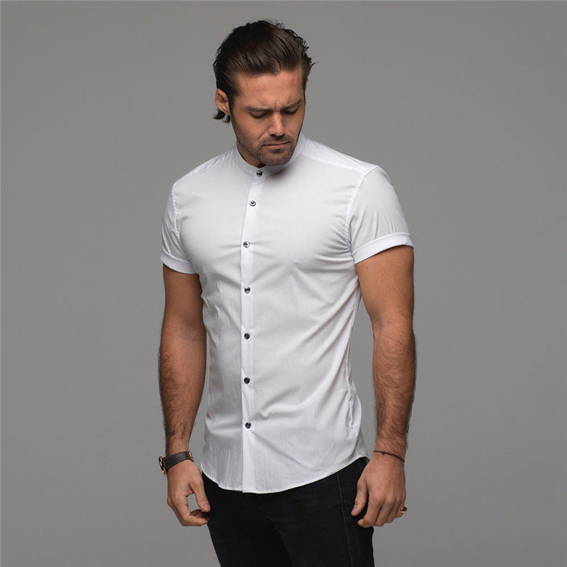 Cotton  Short Sleeve Sports Shirts - Fastbizstore