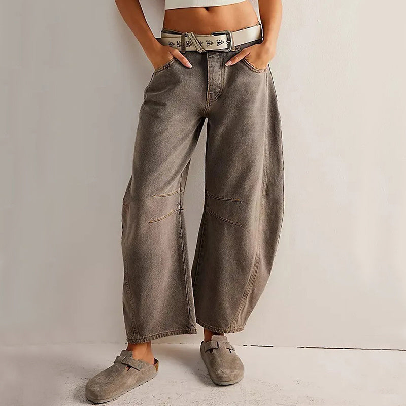 Loose Wide-leg Pants Sports Straight Trousers - Fastbizstore