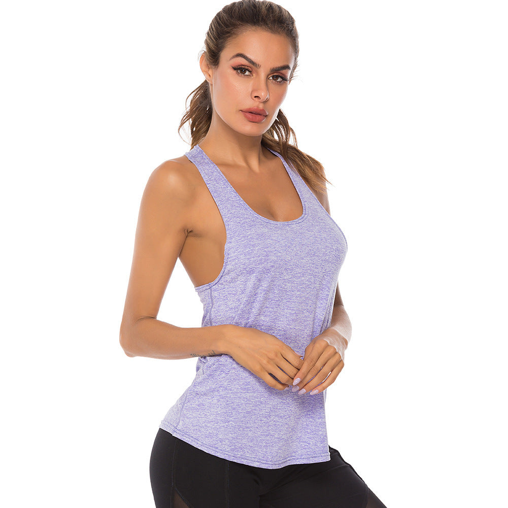 Summer Hot Women Sport Gym Back Race Vest - Fastbizstore