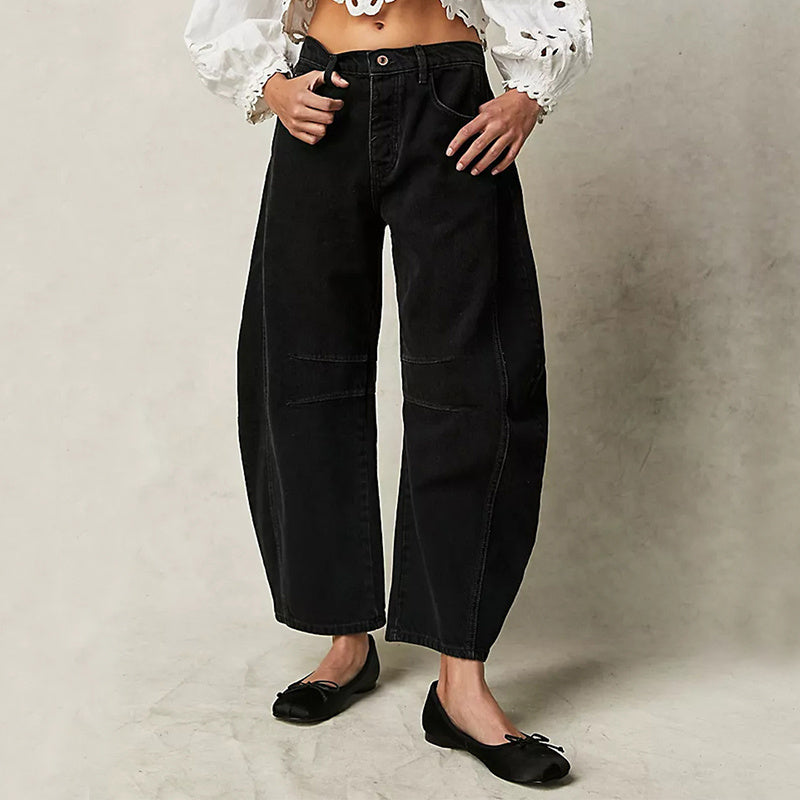 Loose Wide-leg Pants Sports Straight Trousers - Fastbizstore