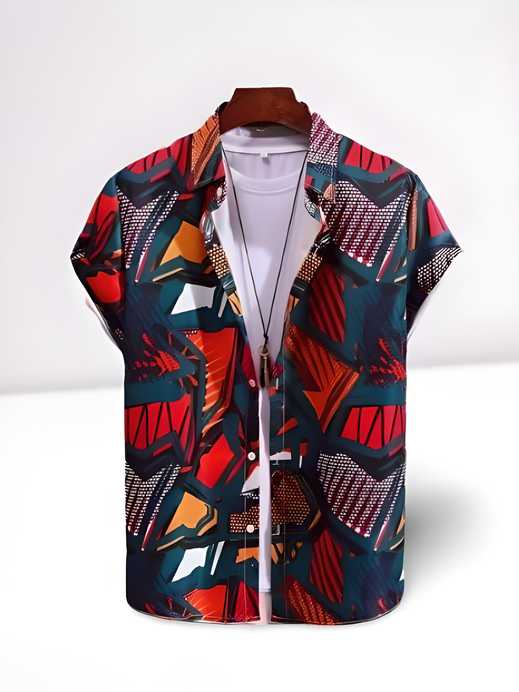 Men Regular Fit Printed Casual Shirt - Fastbizstore