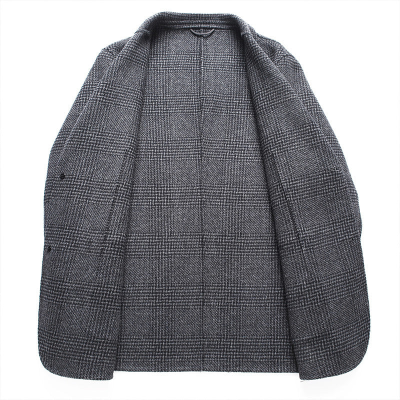 Hand-stitched Double-sided Woolen Blazer - Fastbizstore